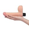 Naturalny wibrator miękki penis z jądrami 20 cm